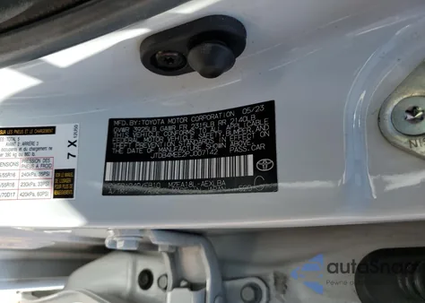 2023 Toyota Corolla Le z USA, uszkodzony, nr VIN JTDB4MEE2PJ007142